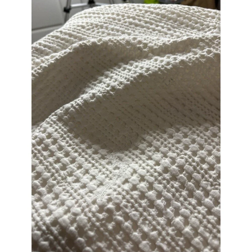 Pottery Barn Honeycomb Cotton Duvet Cover W/ Sham King/Cal King Pls Read Details